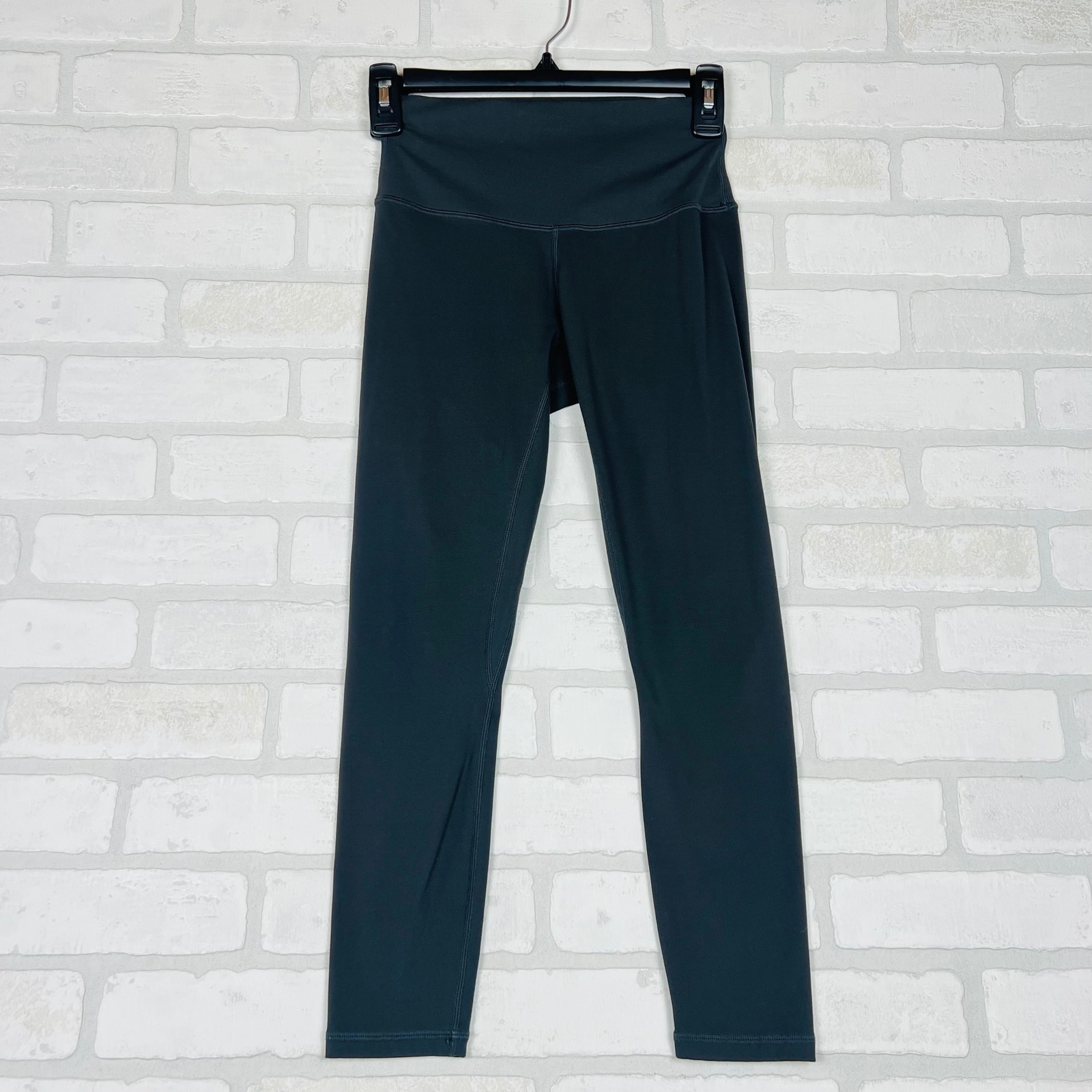 J80 Fit Womens High Waisted Athletic Leggings Dark Green Charcoal Yoga Pants